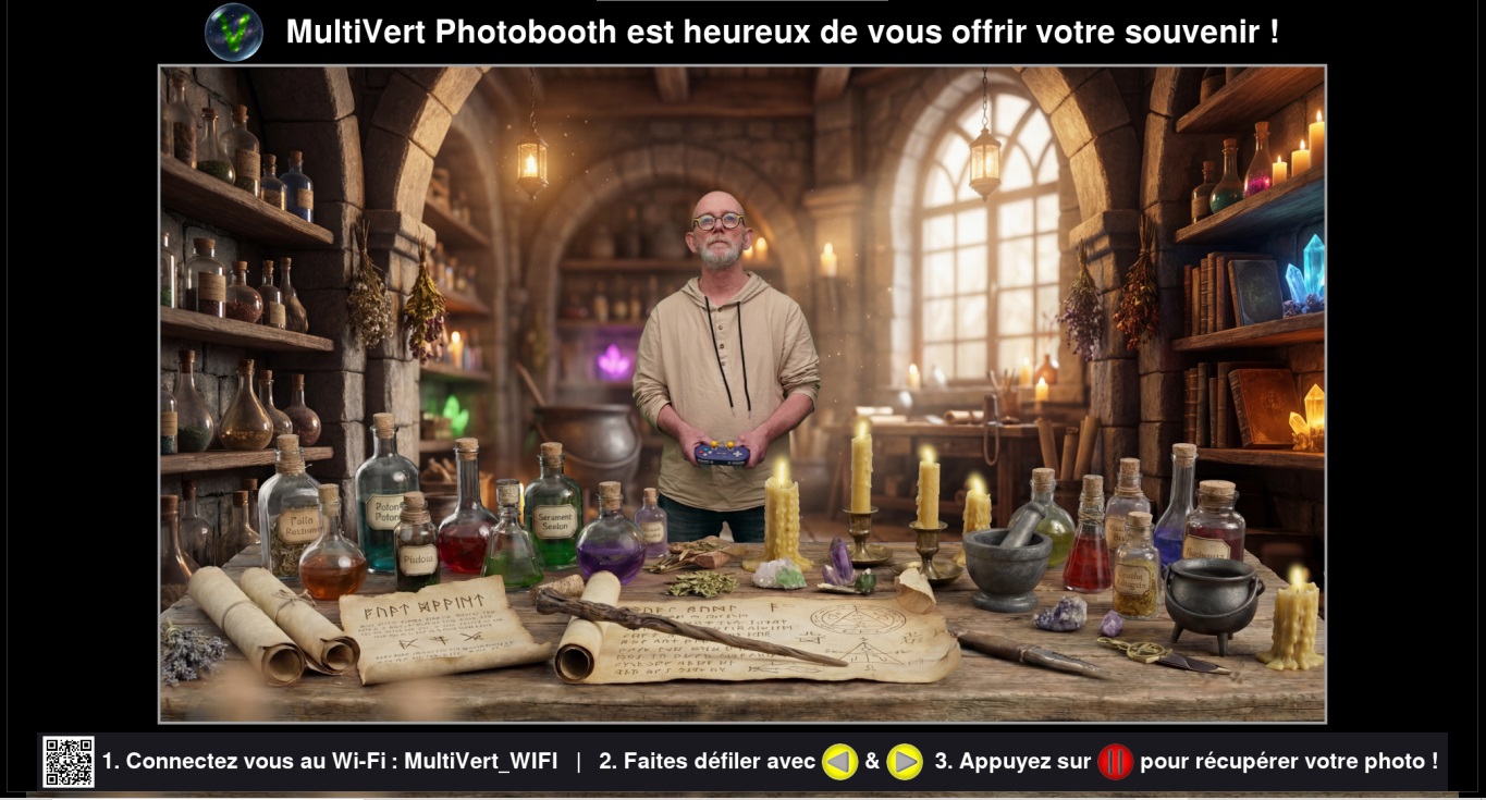 Affichage du Diaporama et QR Code